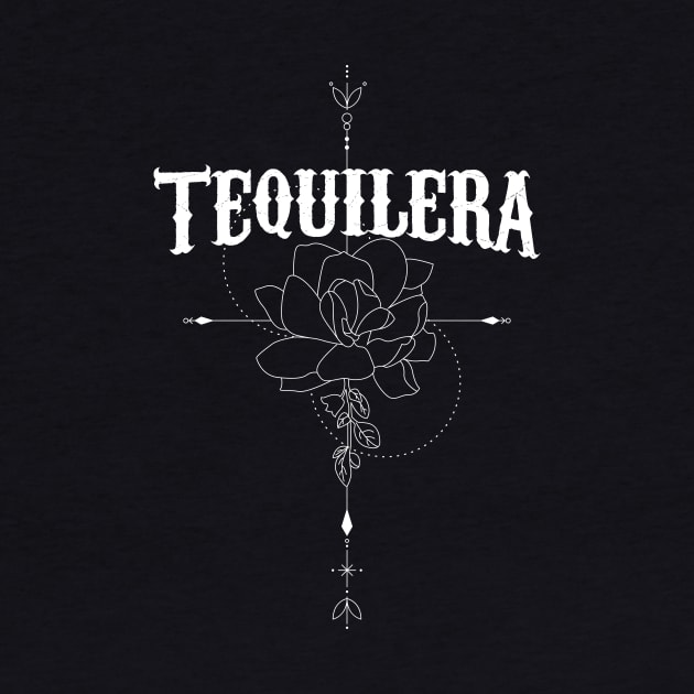 Tequilera - Flower - Tattoo design by verde